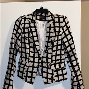 Black and cream blazer